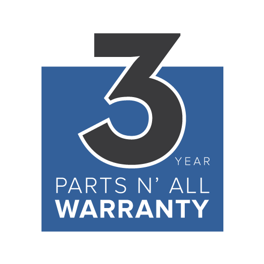 2 Year Trouble-Free Warranty